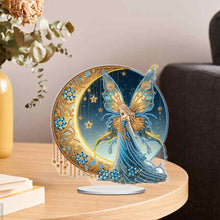 Load image into Gallery viewer, Acrylic Special Shape Moonlight Goddess Table Top Diamond Painting Ornament Kits