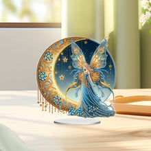 Load image into Gallery viewer, Acrylic Special Shape Moonlight Goddess Table Top Diamond Painting Ornament Kits