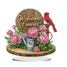 Load image into Gallery viewer, Acrylic Special Shape Moonlight Goddess Table Top Diamond Painting Ornament Kits