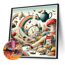 Load image into Gallery viewer, Diamond Painting - Full Round - Flying bird clock teapot (40*40CM)