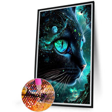 Load image into Gallery viewer, Diamond Painting - Full Round - Black cat (40*60CM)