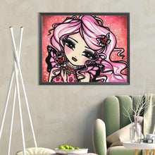 Load image into Gallery viewer, Diamond Painting - Full Round - Pink-haired girl (50*40CM)