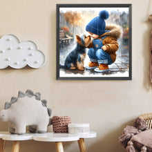 Load image into Gallery viewer, Diamond Painting - Full Round - Child and puppy (40*40CM)
