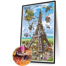 Load image into Gallery viewer, Diamond Painting - Full Round - Eiffel Tower (40*60CM)