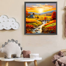 Load image into Gallery viewer, Diamond Painting - Full Round - Village forest (40*40CM)