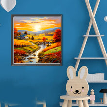 Load image into Gallery viewer, Diamond Painting - Full Round - Village forest (40*40CM)