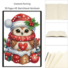 Load image into Gallery viewer, Christmas 5D Diamond Painting Notebook Diamond Art Diary Book for Adults Kids