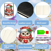 Load image into Gallery viewer, Christmas 5D Diamond Painting Notebook Diamond Art Diary Book for Adults Kids