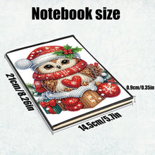 Load image into Gallery viewer, Christmas 5D Diamond Painting Notebook Diamond Art Diary Book for Adults Kids