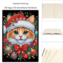 Load image into Gallery viewer, Christmas 5D Diamond Painting Notebook Diamond Art Diary Book for Adults Kids