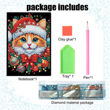 Load image into Gallery viewer, Christmas 5D Diamond Painting Notebook Diamond Art Diary Book for Adults Kids