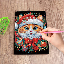 Load image into Gallery viewer, Christmas 5D Diamond Painting Notebook Diamond Art Diary Book for Adults Kids