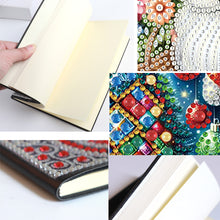 Load image into Gallery viewer, Christmas 5D Diamond Painting Notebook Diamond Art Diary Book for Adults Kids