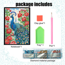 Load image into Gallery viewer, Christmas 5D Diamond Painting Notebook Diamond Art Diary Book for Adults Kids