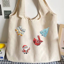 Load image into Gallery viewer, 4Pcs Acrylic Special Shaped Christmas DIY Diamond Art Brooch Kit for Women Girls