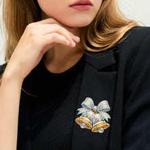 Load image into Gallery viewer, 4Pcs Acrylic Special Shaped Christmas DIY Diamond Art Brooch Kit for Women Girls