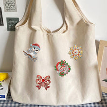 Load image into Gallery viewer, 4Pcs Acrylic Special Shaped Christmas DIY Diamond Art Brooch Kit for Women Girls