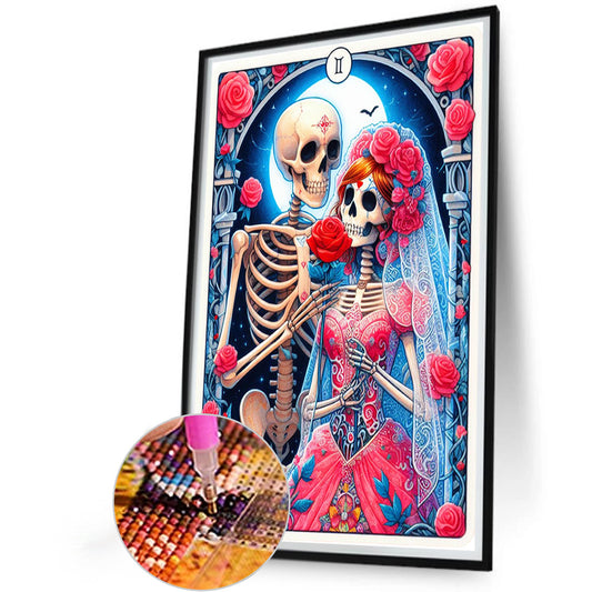 Diamond Painting - Full Round - Skull Tarot (40*60CM)