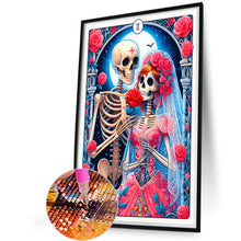 Load image into Gallery viewer, Diamond Painting - Full Round - Skull Tarot (40*60CM)