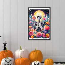 Load image into Gallery viewer, Diamond Painting - Full Round - Skull and Flower Tarot (40*60CM)