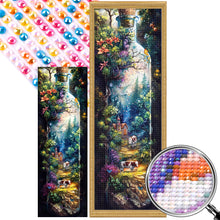 Load image into Gallery viewer, AB Diamond Painting - Full Round - Pasture landscape glass bottle (30*90CM)