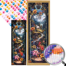 Load image into Gallery viewer, AB Diamond Painting - Full Round - Natural landscape glass bottle (30*90CM)