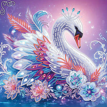 Load image into Gallery viewer, Diamond Painting - Partial Special Shaped - Swan (30*30CM)