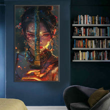 Load image into Gallery viewer, AB Diamond Painting - Full Round - Sword-wielding female warrior (40*70CM)