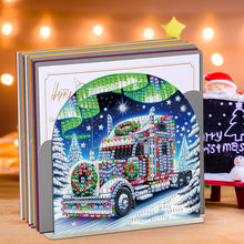 Load image into Gallery viewer, Christmas Acrylic DIY 5D Diamond Art Painting Napkin Holder Set Home Table Decor