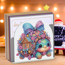 Load image into Gallery viewer, Christmas Acrylic DIY 5D Diamond Art Painting Napkin Holder Set Home Table Decor