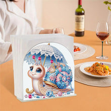 Load image into Gallery viewer, Christmas Acrylic DIY 5D Diamond Art Painting Napkin Holder Set Home Table Decor