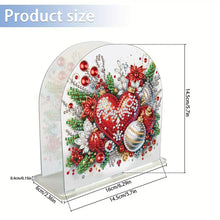 Load image into Gallery viewer, Christmas Acrylic DIY 5D Diamond Art Painting Napkin Holder Set Home Table Decor