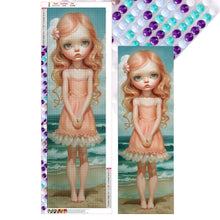 Load image into Gallery viewer, Diamond Painting - Full Round - Curly-haired girl (30*90CM)