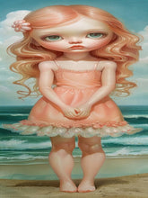 Load image into Gallery viewer, Diamond Painting - Full Round - Curly-haired girl (30*90CM)