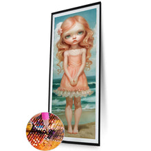Load image into Gallery viewer, Diamond Painting - Full Round - Curly-haired girl (30*90CM)