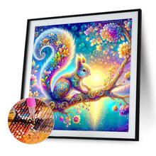 Load image into Gallery viewer, AB Diamond Painting - Full Round - Squirrel by the crystal lake (40*40CM)