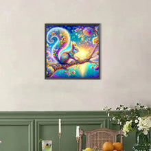 Load image into Gallery viewer, AB Diamond Painting - Full Round - Squirrel by the crystal lake (40*40CM)