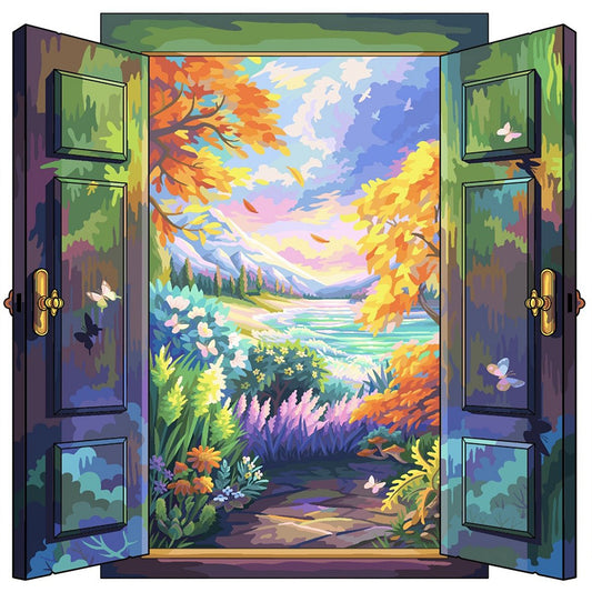 AB Diamond Painting - Full Round - Outdoor scenery (40*40CM)
