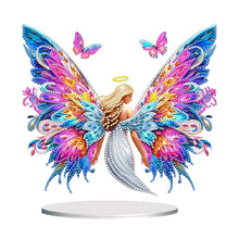 Load image into Gallery viewer, Winged Fairy Table Top Diamond Painting Ornament Kits Desktop Diamond Art Kits
