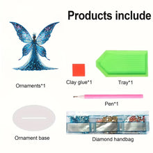 Load image into Gallery viewer, Winged Fairy Table Top Diamond Painting Ornament Kits Desktop Diamond Art Kits