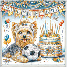 Load image into Gallery viewer, Diamond Painting - Partial Special Shaped - Cute dog (30*30CM)