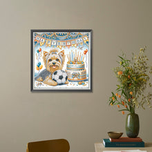 Load image into Gallery viewer, Diamond Painting - Partial Special Shaped - Cute dog (30*30CM)