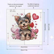 Load image into Gallery viewer, Diamond Painting - Partial Special Shaped - Cute dog (30*30CM)