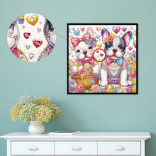 Load image into Gallery viewer, Diamond Painting - Partial Special Shaped - Cute dog (30*30CM)