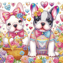 Load image into Gallery viewer, Diamond Painting - Partial Special Shaped - Cute dog (30*30CM)