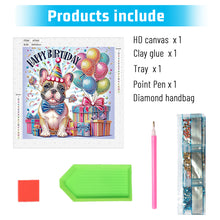 Load image into Gallery viewer, Diamond Painting - Partial Special Shaped - Cute dog (30*30CM)