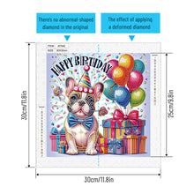 Load image into Gallery viewer, Diamond Painting - Partial Special Shaped - Cute dog (30*30CM)