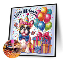 Load image into Gallery viewer, Diamond Painting - Partial Special Shaped - Cute dog (30*30CM)