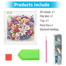 Load image into Gallery viewer, Diamond Painting - Partial Special Shaped - Flower bouquet (30*30CM)
