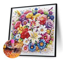 Load image into Gallery viewer, Diamond Painting - Partial Special Shaped - Flower bouquet (30*30CM)